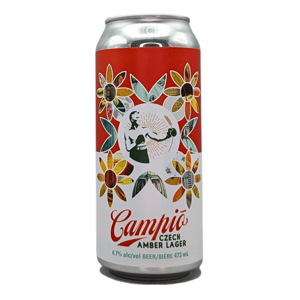 Czech Amber Lager by Campio Brewing, beer label