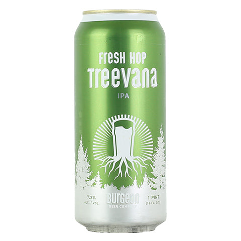 Burgeon Fresh Hop Treevana IPA by Burgeon Beer Company, beer label