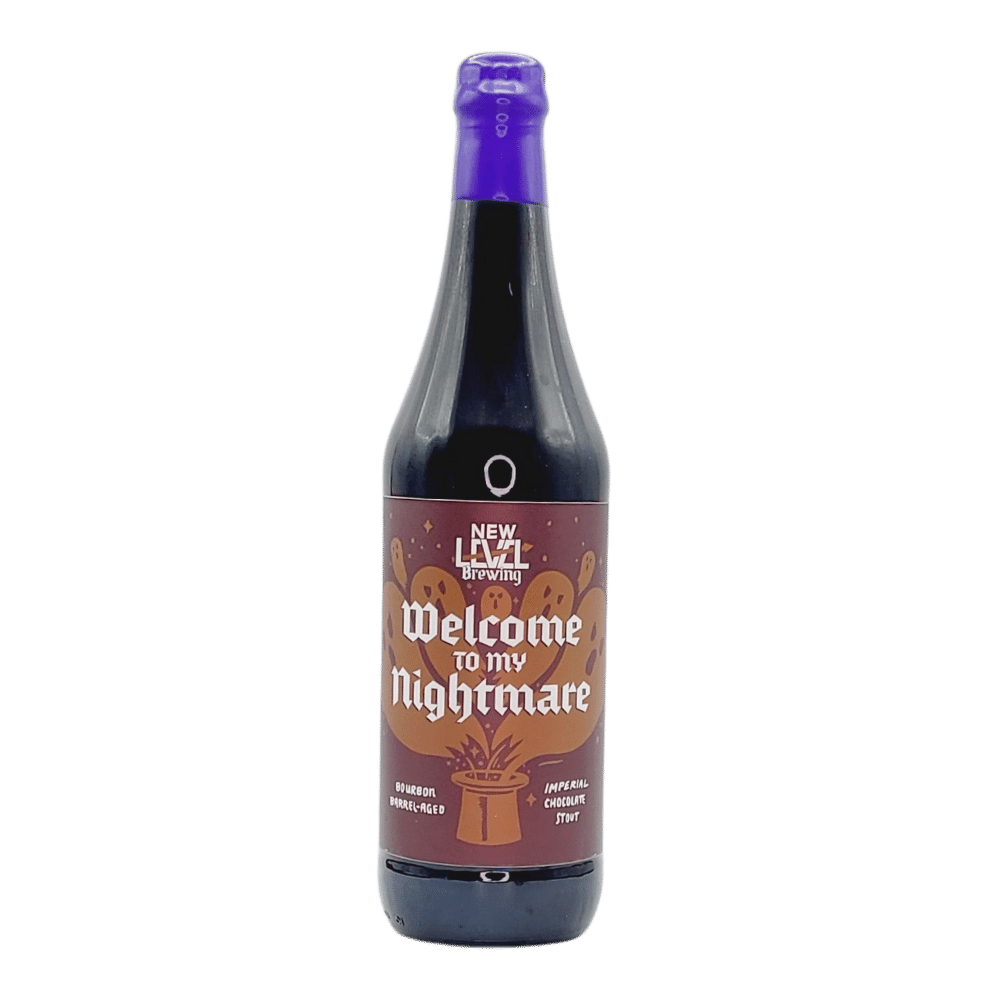 Welcome To My Nightmare Imperial Stout by New Level Brewing, beer label