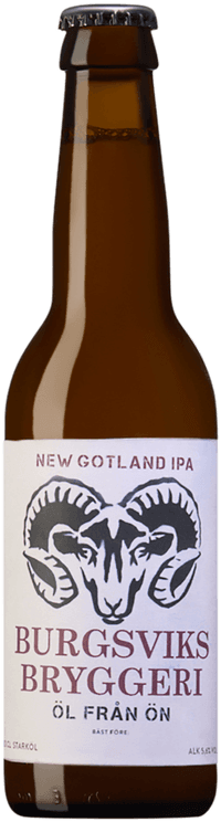 New Gotland IPA by Burgsviks bryggeri, beer label