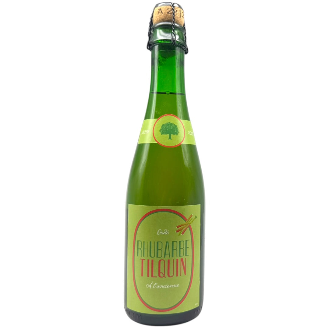 Tilquin Oude Rhubarbe A L'Ancienne 2022-23 375ml by Tilquin, beer label