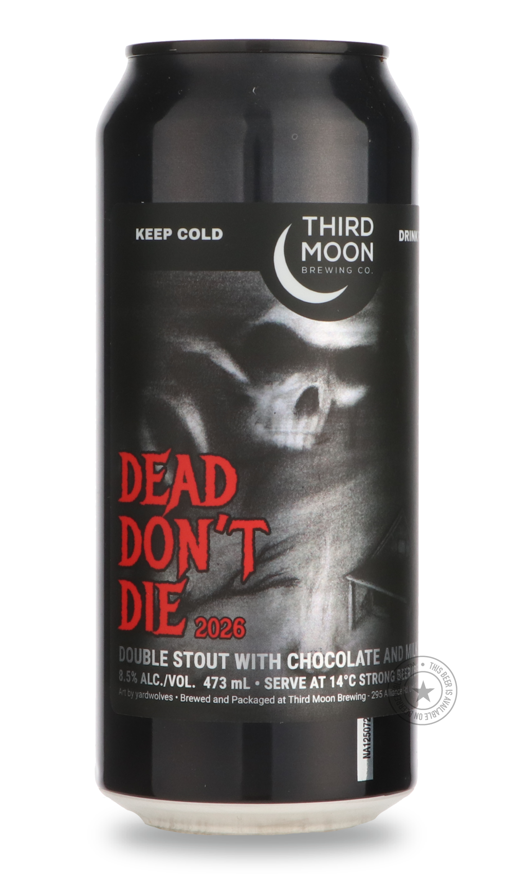 Dead Don't Die by Third Moon, beer label