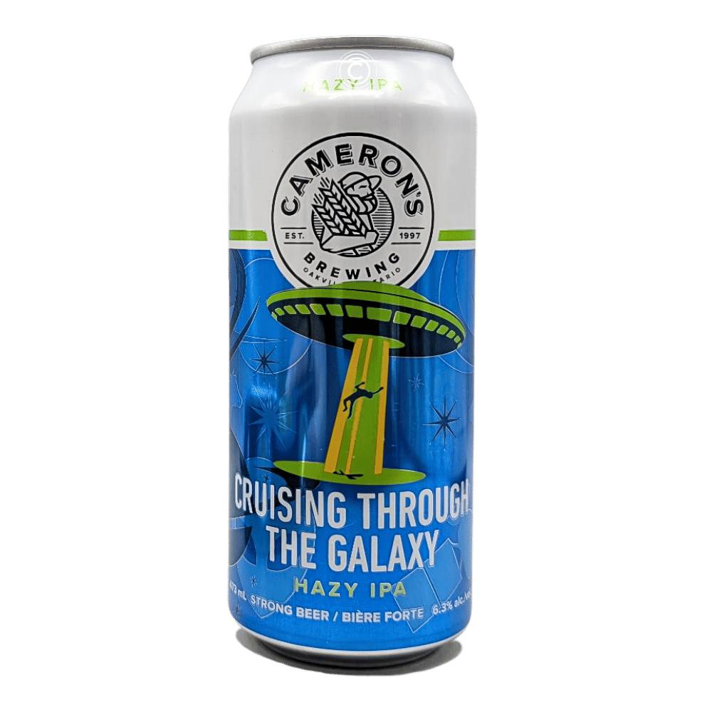 Cruising Through The Galaxy Hazy IPA by Cameron's Brewing Company, beer label