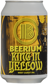 King in Yellow by Beerium Kraftölsbryggeri, beer label