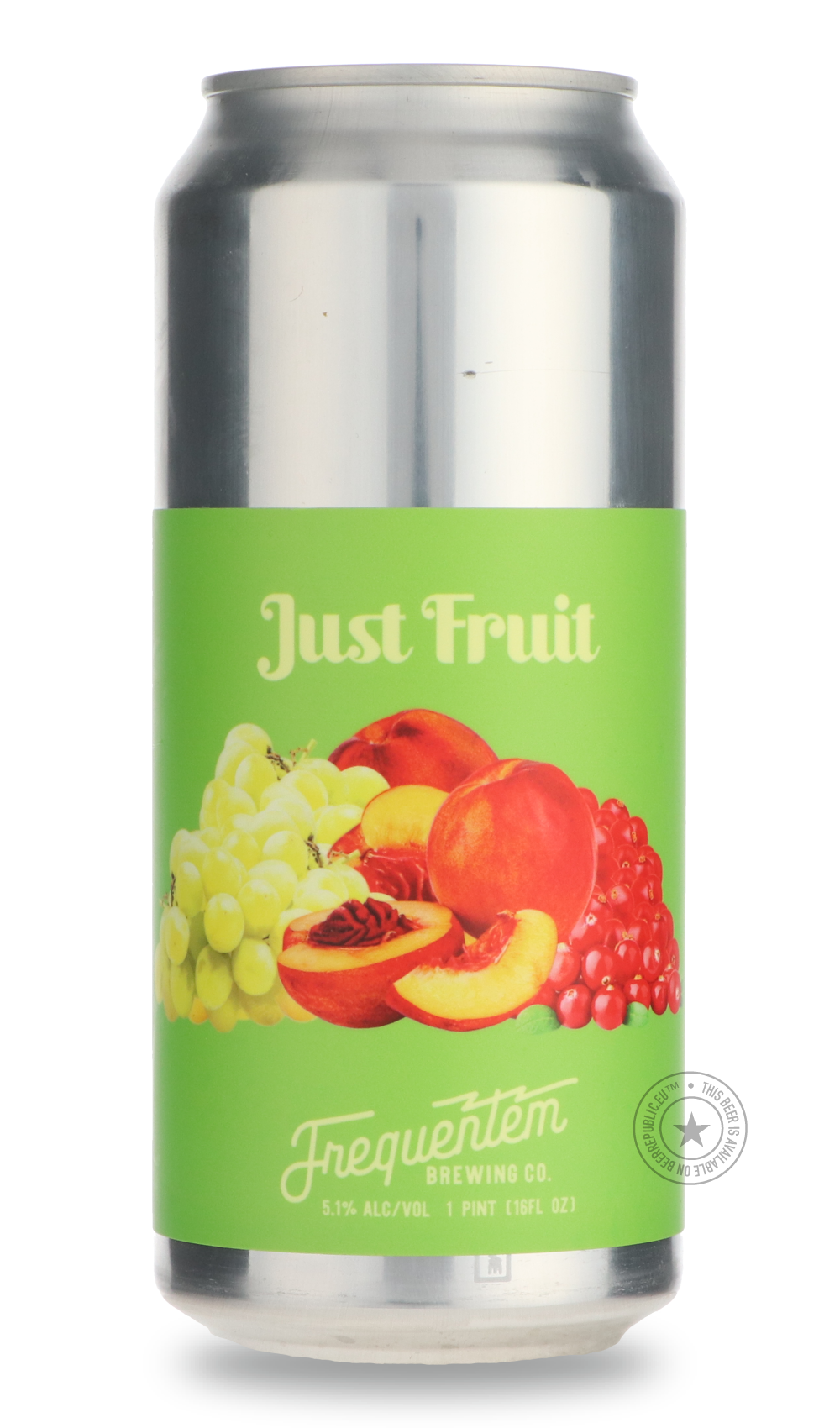 Just Fruit (Cranberry, White Grape, Peach) by Frequentem Brewing Co., beer label