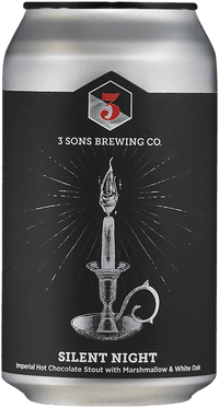 Silent Night by 3 Sons Brewing Co., beer label