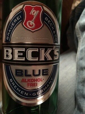 Beck's Blue Alkoholfrei by Beck's, beer label