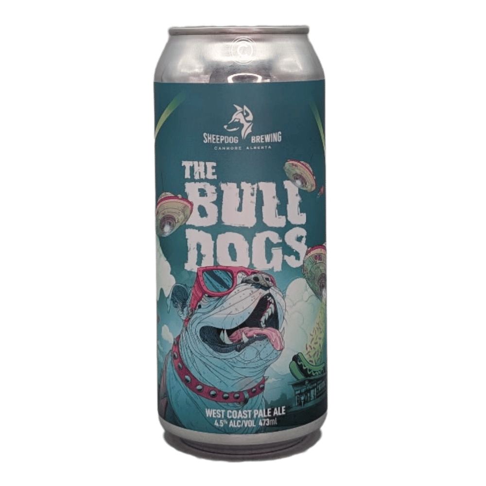 Bull Dogs West Coast Pale Ale by Sheepdog Brewing, beer label