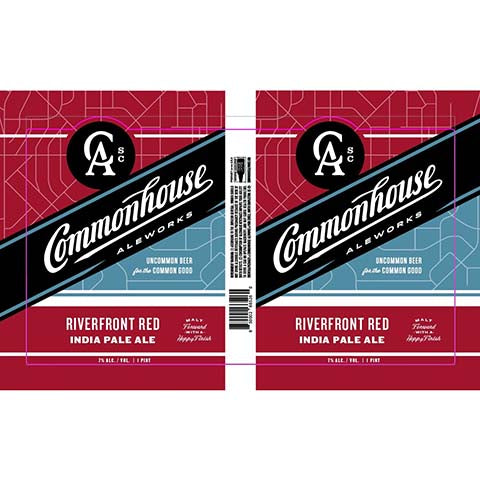 Commonhouse Aleworks Riverfront Red IPA by Commonhouse Aleworks, beer label
