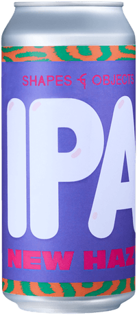 New by Shapes & Objects, beer label