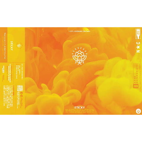Hopfly Sticky IPA by HopFly Brewing Company, beer label