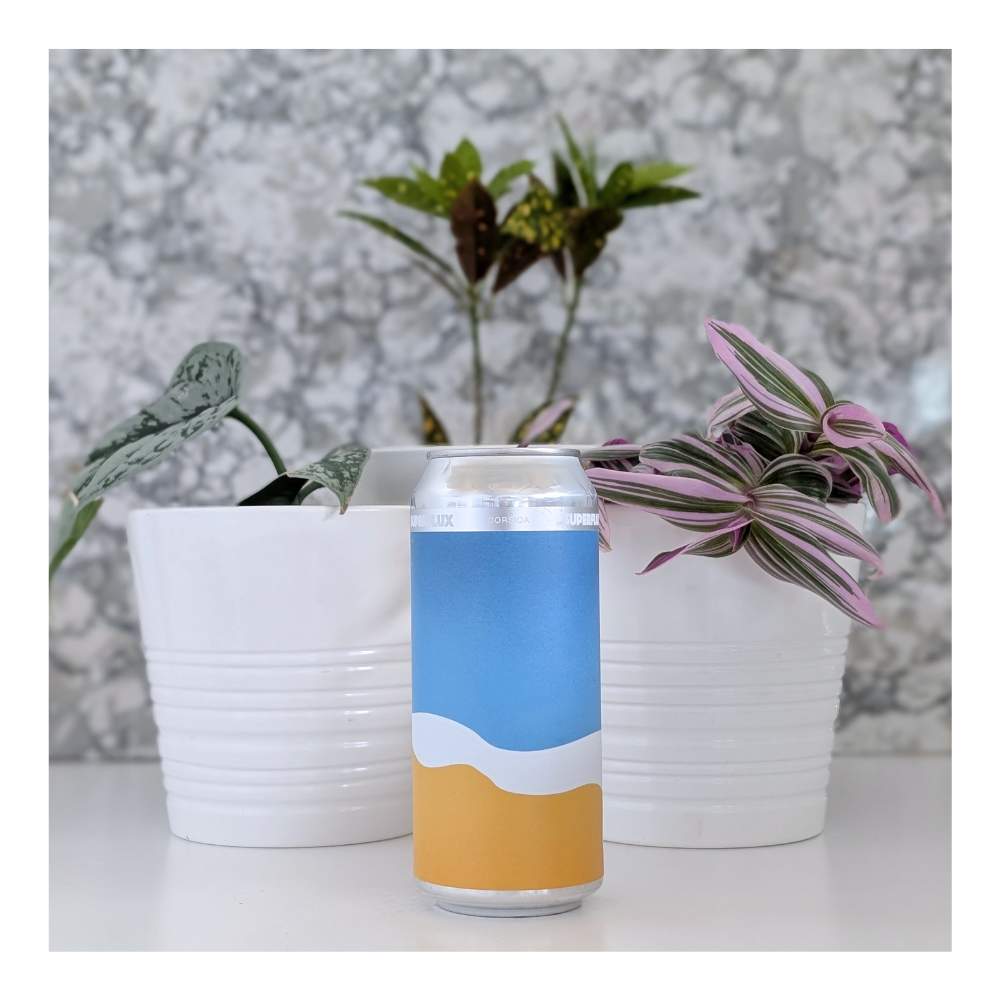 Corsica Hazy IPA by Superflux Beer Company, beer label