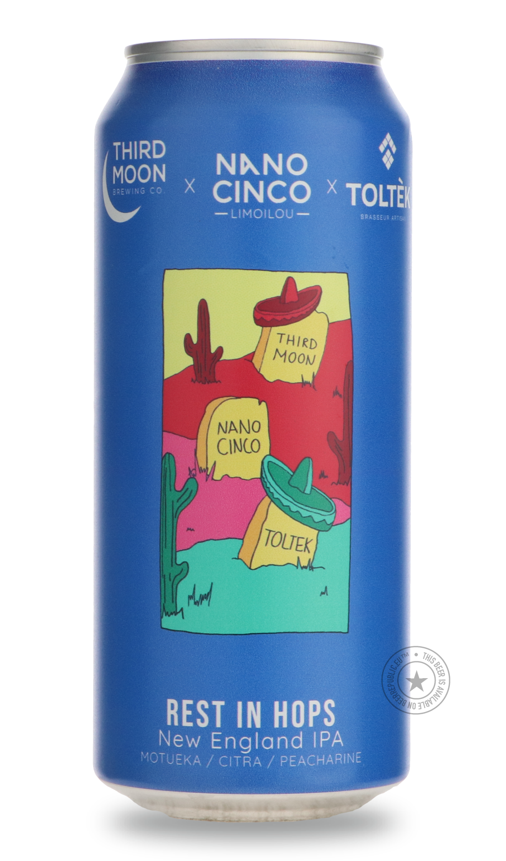 Rest In Hops / Third Moon & Toltek by Nano Cinco, beer label