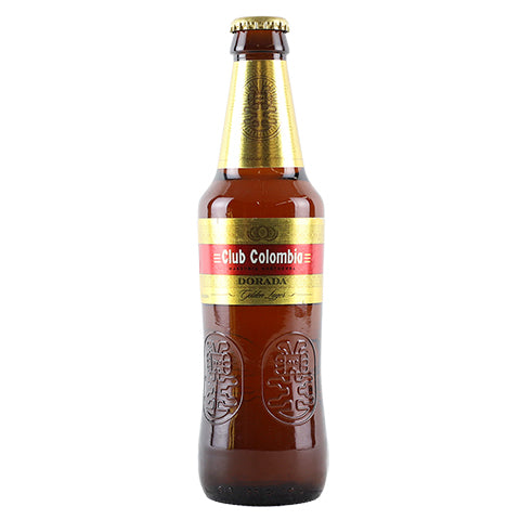 Cervecería Bavaria Club Colombia Dorada Lager by Carib Brewery, beer label
