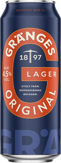Gränges Lager Orginal by Spendrups Bryggeri, beer label