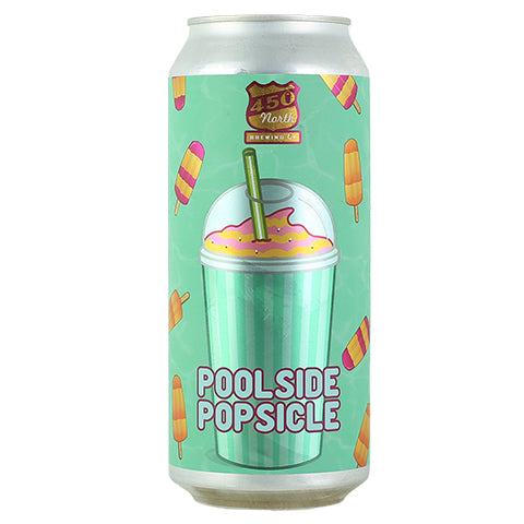 450 North Poolside Popsicle Slushy XL Sour by 450 North Brewing Company, beer label