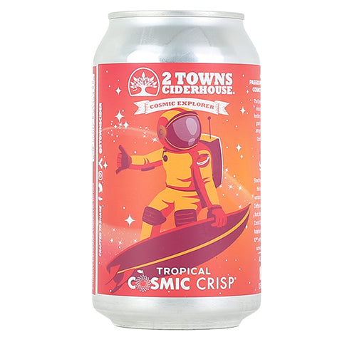 2 Towns Tropical Cosmic Crisp by 2 Towns Ciderhouse, beer label
