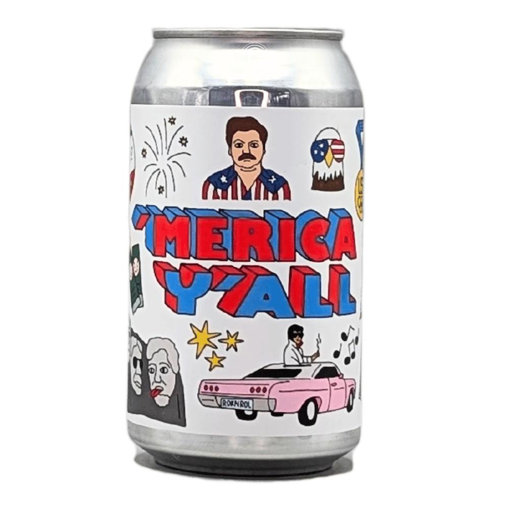 'Merica Y'All Hazy IPA by Prairie Artisan Ales, beer label