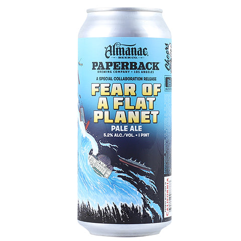 Paperback/Almanac Fear of Flat Planet Pale Ale by Almanac Beer Company, beer label