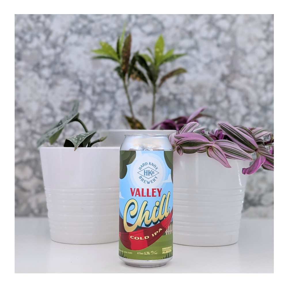 Valley Chill Cold IPA by Hard Knox Brewing, beer label