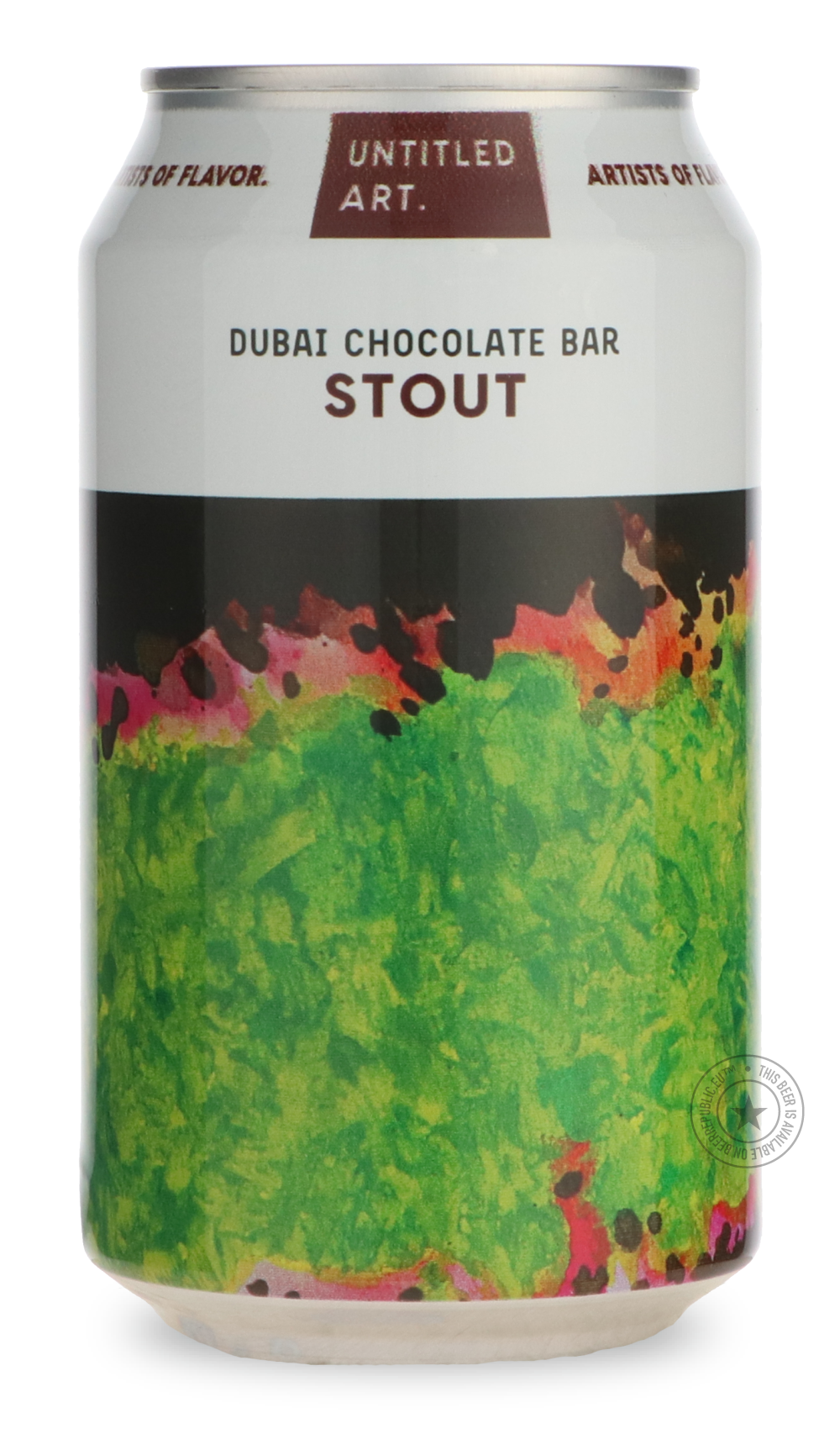 Dubai Chocolate Bar Stout by Untitled Art, beer label