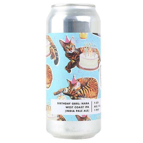 Bottle Logic Birthday Grrl: Nara IPA by Bottle Logic Brewing, beer label