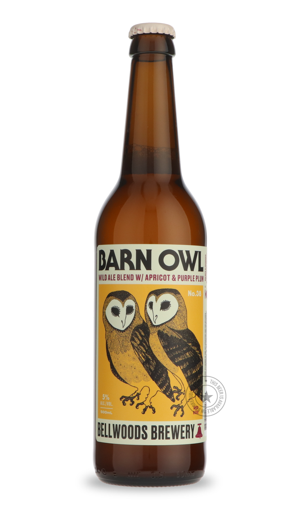 Barn Owl (No. 38) by Bellwoods Brewery, beer label