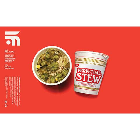 Fast Fashion Perpertual Stew DDH IPA by Fast Fashion Brewing, beer label