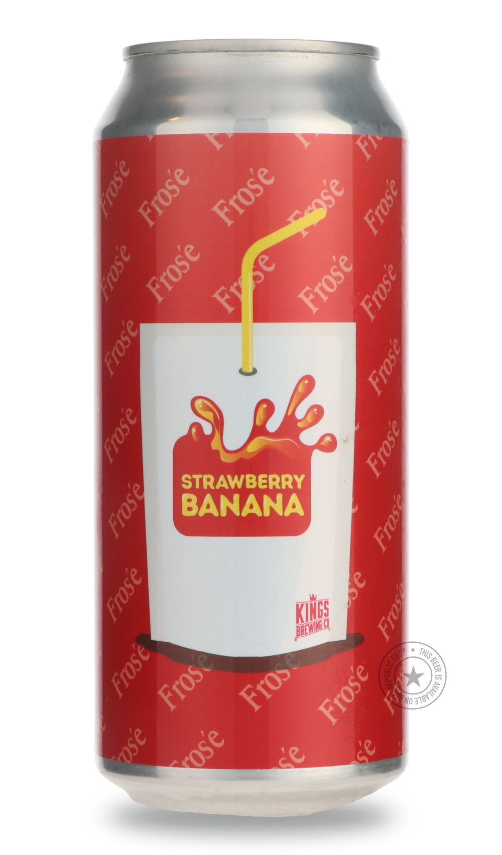 Fros'e Strawberry Banana by Kings Brewing Company, beer label