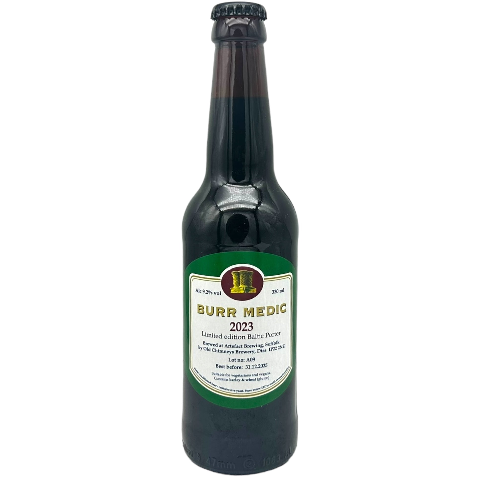 Old Chimneys Burr Medic by Old Chimneys, beer label