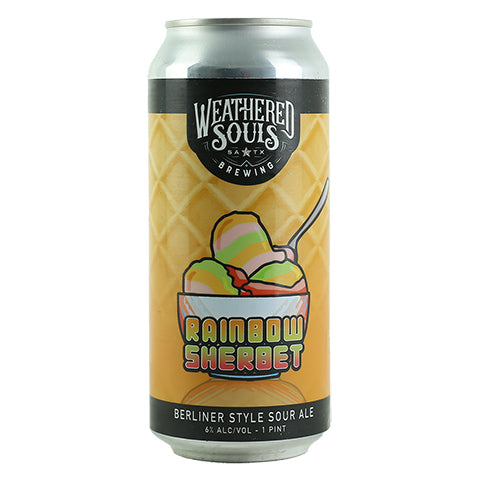 Weathered Souls Rainbow Sherbet Berliner Style Sour Ale by Weathered Souls Brewing Co., beer label