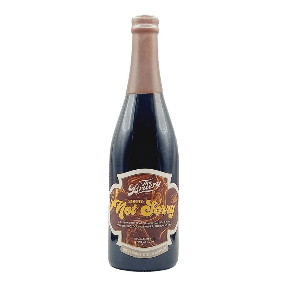 Reserve Society: Sorry, Not Sorry BBA Imperial Peanut Butter Stout (2021) by The Bruery, beer label