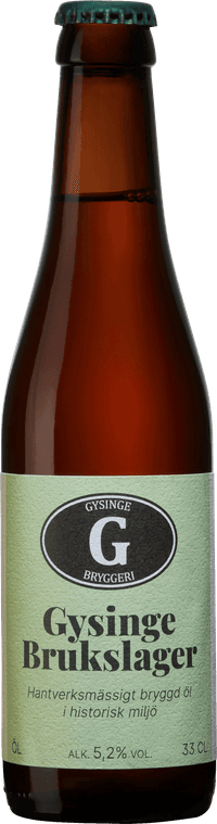 Brukslager by Gysinge Bryggeri, beer label