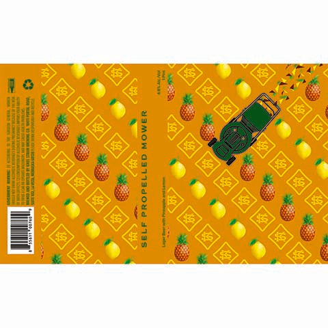 Kros Strain Self Propelled Mower Lager by Kros Strain Brewing Company, beer label