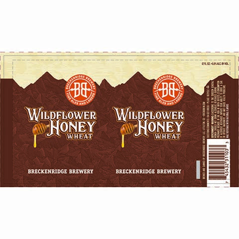 Breckenridge Wildflower Honey Wheat by Breckenridge Brewery, beer label
