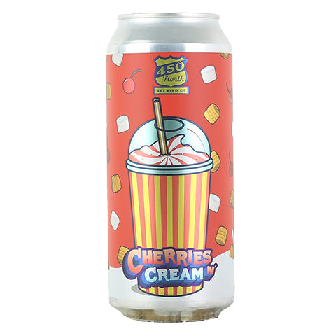 450 North Crunchmallow Cherries N' Cream Sour Ale by 450 North Brewing Company, beer label