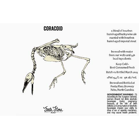 Fonta Flora Coracoid by Fonta Flora Brewery, beer label