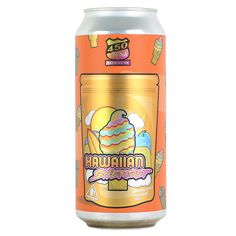 450 North Hawaiian Sherbet Slushy XL Sour Ale by 450 North Brewing Company, beer label