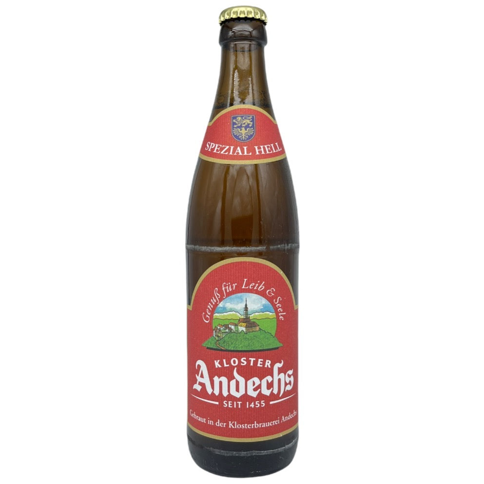 Andechser Spezial Hell by Andechser, beer label