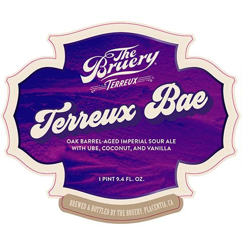 Bruery Terreux Bae Imperial Sour Ale by The Bruery, beer label