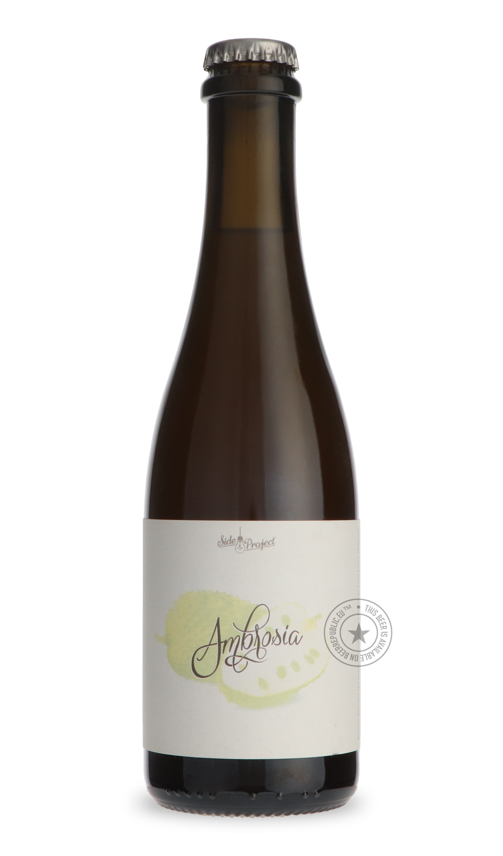 Ambrosia by Side Project Brewing, beer label