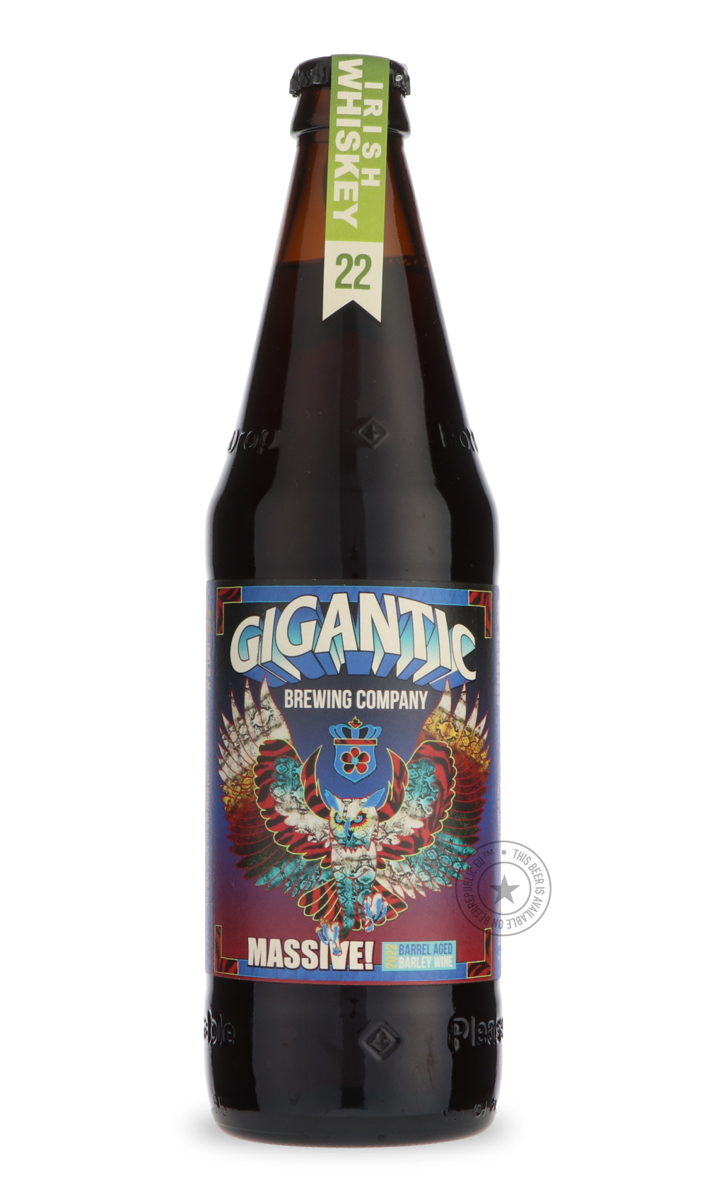 Massive! (Irish Whiskey Barrel 2022) by Gigantic Brewing Co, beer label