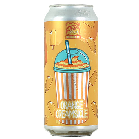 450 North Orange Creamsicle Slushy XXL Sour Ale by 450 North Brewing Company, beer label