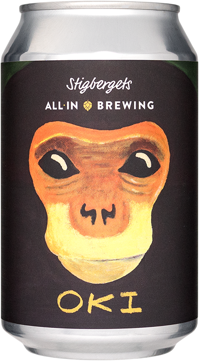 OKI by Stigbergets Bryggeri, beer label