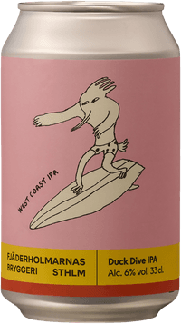 Duck Dive by Fjäderholmarnas Bryggeri, beer label