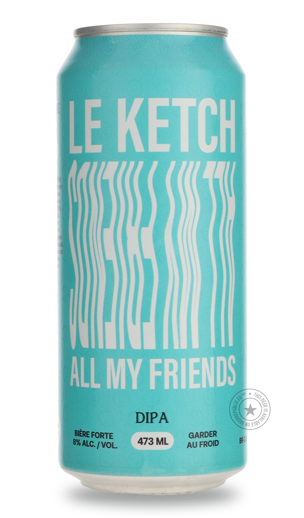 Capitaine AMF / All My Friends by Le Ketch, beer label