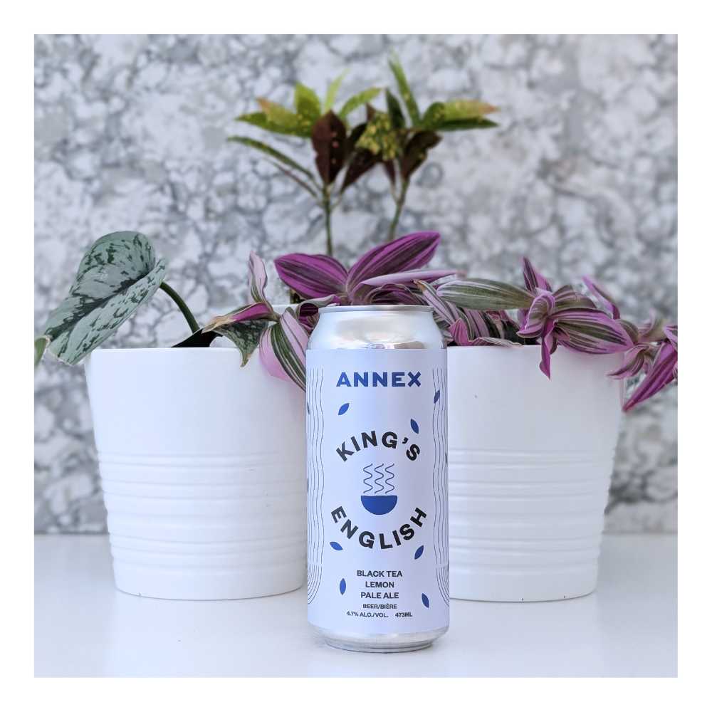 King's English Black Tea Lemon Pale Ale by Annex Ale Project, beer label