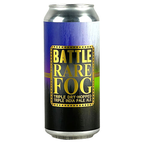 Abomination Battle Rare Fog TIPA (Riwaka, Strata, Waimea, & Galaxy) by Abomination Brewing Company, beer label
