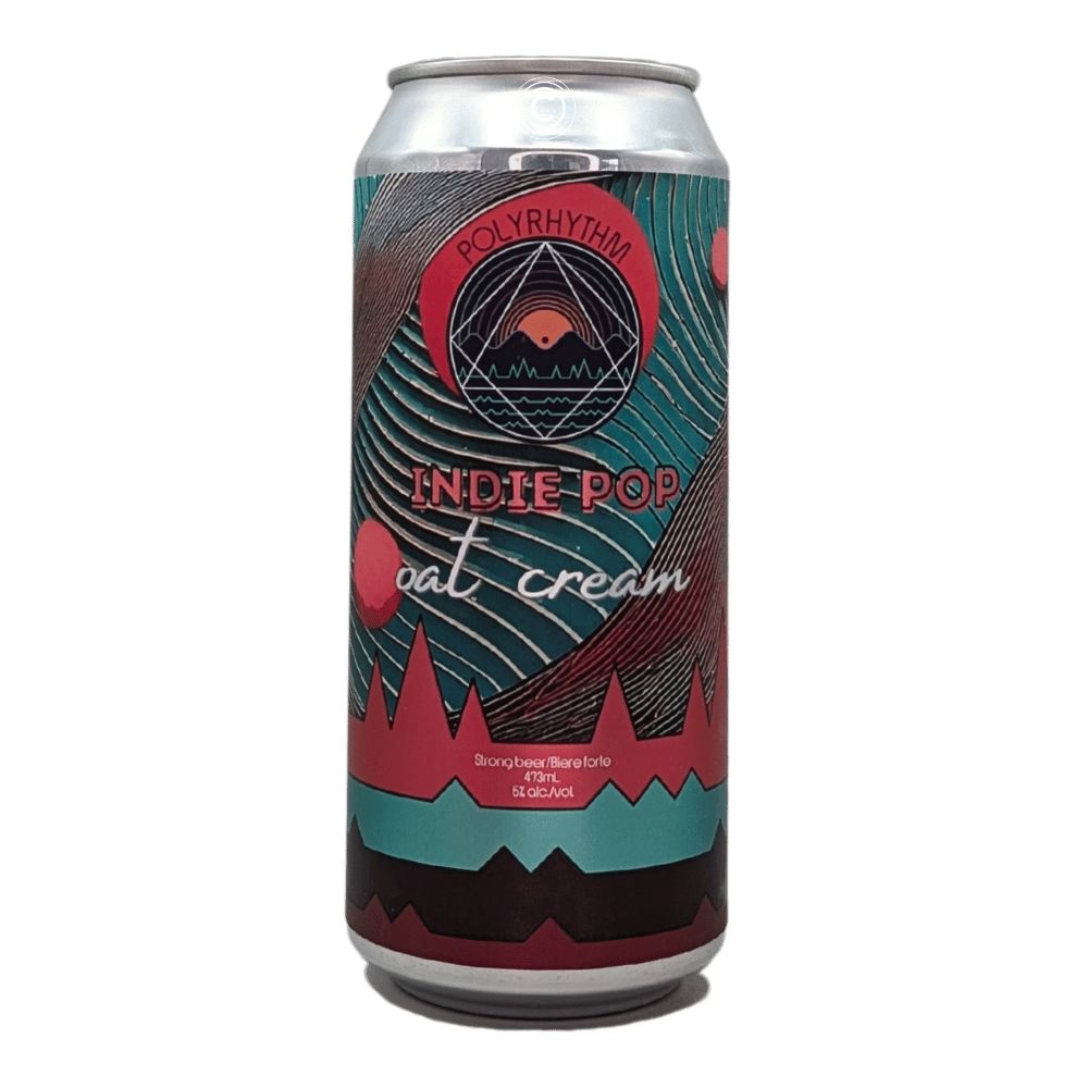 Indie Pop Oat Cream IPA by Polyrhythm Brewing, beer label