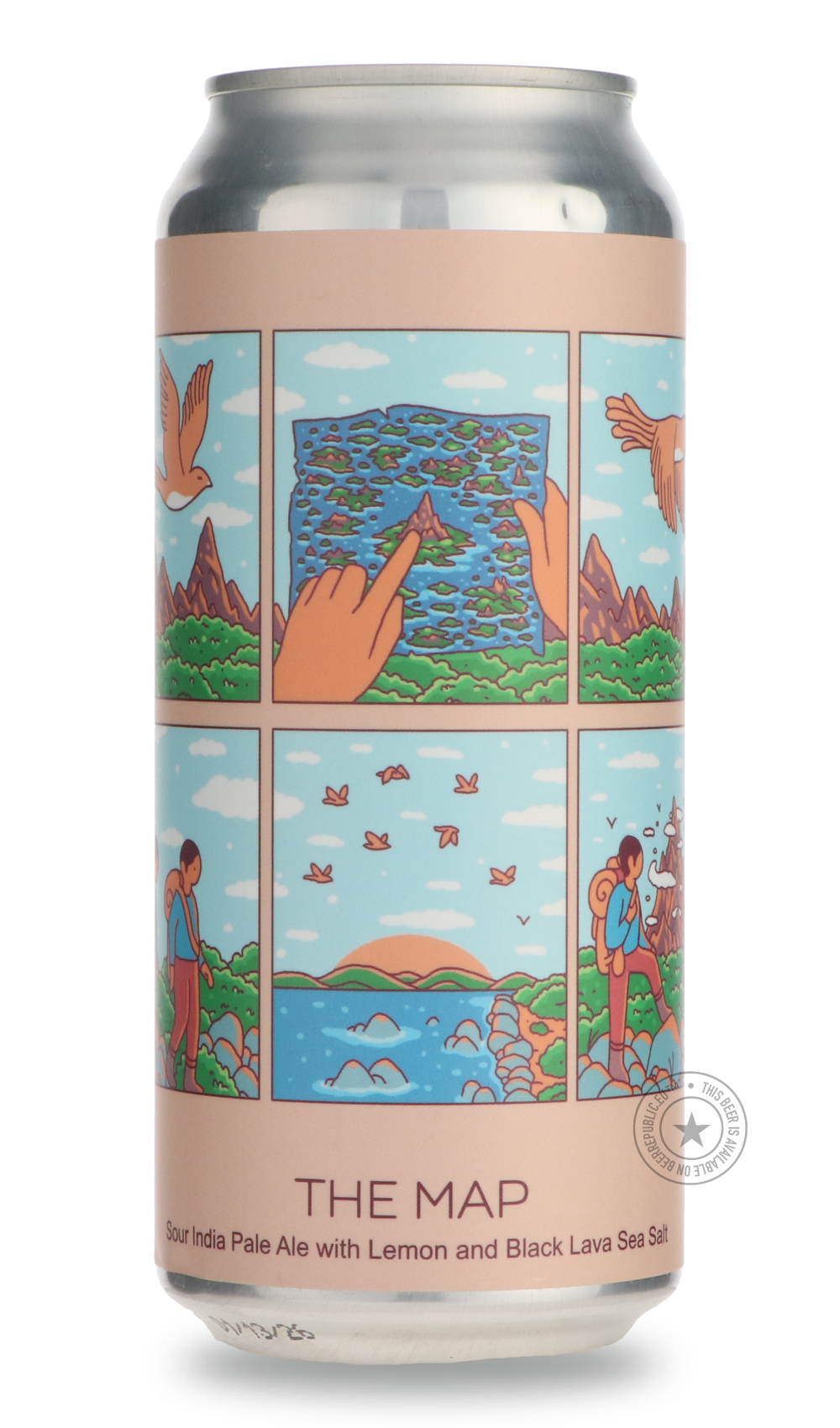 The Map by Hudson Valley Brewery, beer label